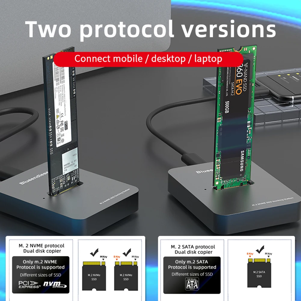SATA ָ Ʈ ̺, USB 3.1 CŸ SSD Ŭ ŷ ̼, ǻ PC ũž, 10Gbps   , M.2