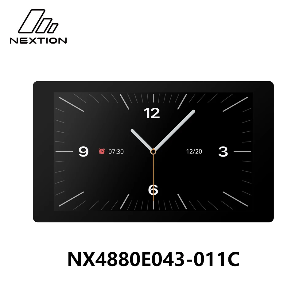 NEXTION NX4880E043-011C 4,3 "Serie Edge HMI pantalla táctil LCD-TFT módulo de Panel de pantalla capacitiva RTC incorporado sin carcasa