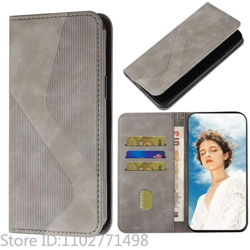 Luxury Wallet Flip Cover Phone Case - Magnetic Shockproof Leather