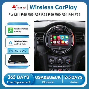 RoadTop inalámbrico CarPlay Android Auto para Mini R55 R56 R57 R58 R60 R61 F54 F55 F56 Clubman Countryman Cooper John Cooper funciona 1