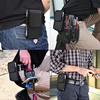 Tactical Belt Pouch Molle Cell Phone Pouch Holster Protable Wallet Card Waist Pack Outdoor Sports EDC Nylon Carrying Case 6