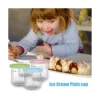 Ice Cream Pints Cup, Ice Cream Containers with Lids for Ninja Creami Pints NC301 NC300 NC299AMZ Series Ice Cream Maker 4