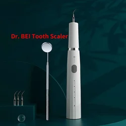 DR.BEI YC2 Electric Tooth Calculus Remover Tooth Stains Tartar Dentist Teeth Whiten Oral Hygiene Clean Ultrasonic Dental Scaler