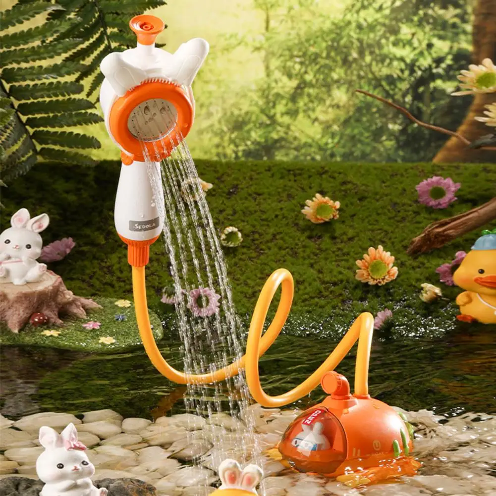 

Детская игрушка для воды, безопасная герметичная Электрическая Подводная лодка с редисом, игрушка для душа для ванны для малышей, портативный веселый водяной распылитель для ванны