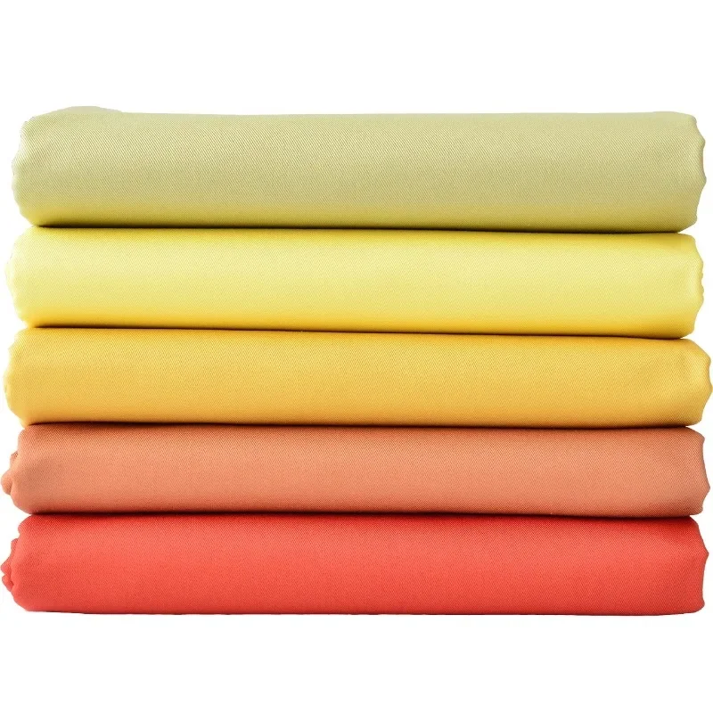 Pure Cotton Fabric Color Solid Color Spring Autumn Clothing Handmade DIY Pie Overcome Trench Coat Overalls Vest Combed Yarn Card