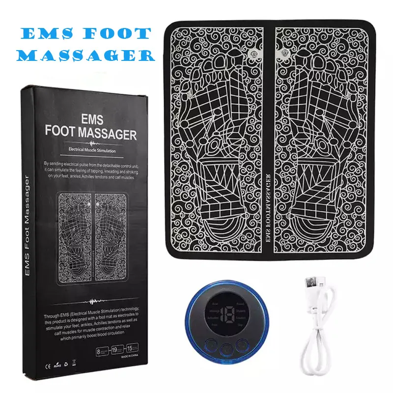 

USB Home Foot Massage Pads Improve Blood Circulation,Relieve Pain and Relax Electric Portable Foot Massage Pads