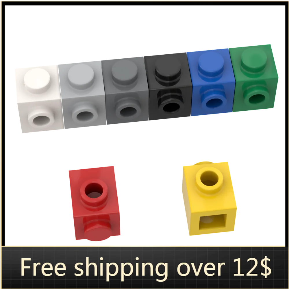 

10pcs MOC 87087 Special 1 x 1 with Stud on Side Compatible Building Blocks Assembling Blocks DIY Bricks Educational Kids Toys