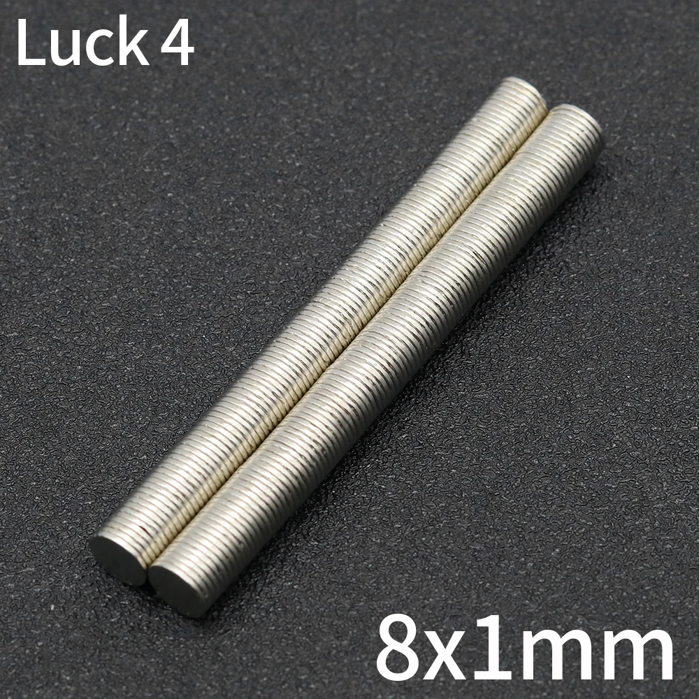 

100/200/500/1000Pcs Small Round Magnet 8x1 Neodymium Magnet N35 8mm x 1mm Permanent NdFeB Super Strong Powerful Magnets imans