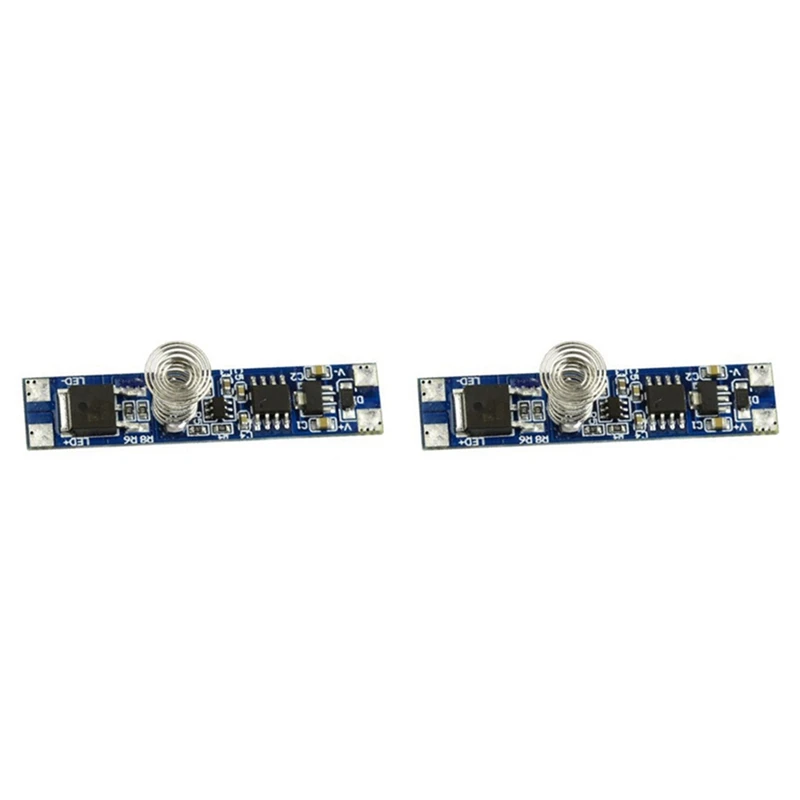 

2X 5V-24V 8A Smart Intelligent LED Light Dimmer Capacitive Sensor Module PCBALED Dimming Control Touch Switch