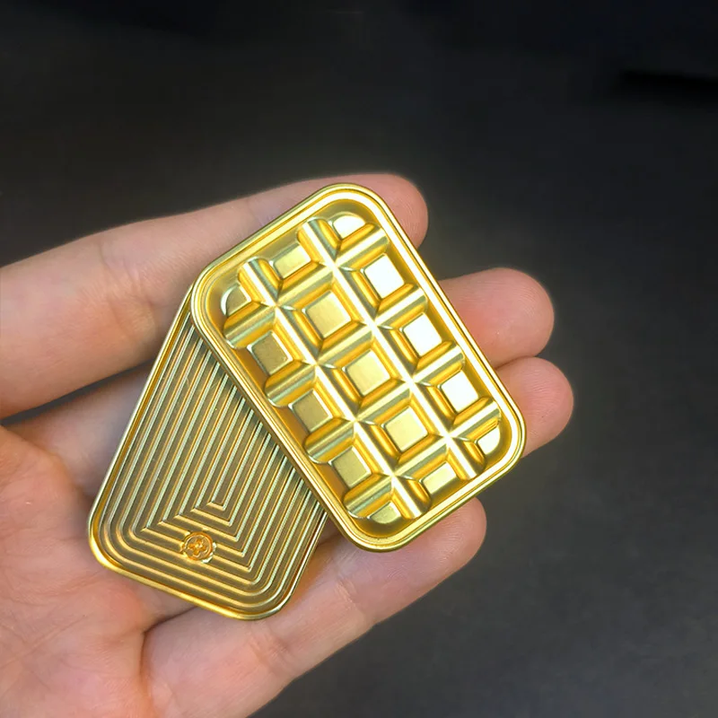 Magnetic Push Card Mechanical Slider Pushing Plate Haptic Coin Relieve Stress Reducing Toys Antistresse Fidget Sensory Toy
