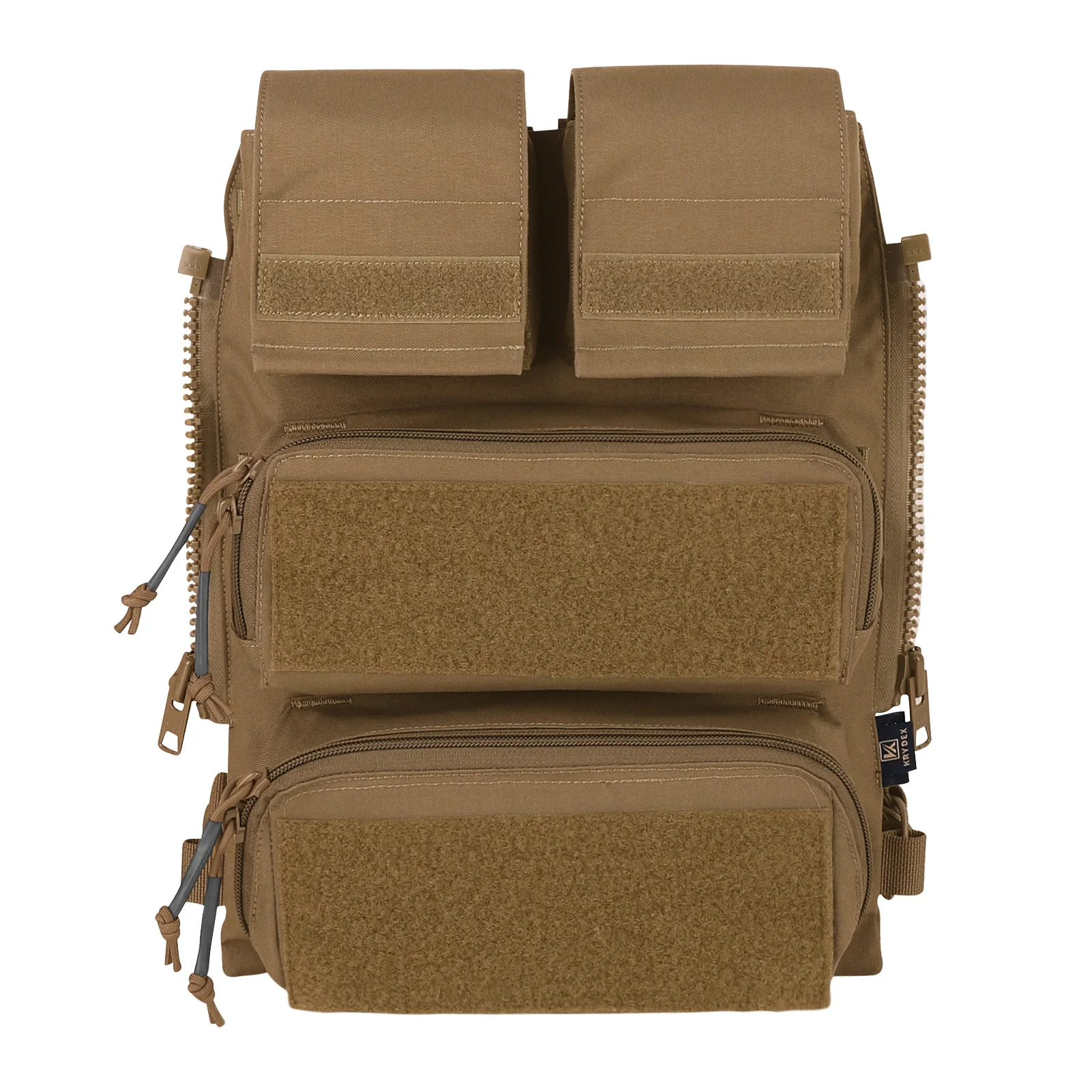 KRYDEX Taktische modulare Tasche mit Reißverschluss, Molle-Reißverschluss, Rucksacktasche mit Mag-Beutel für AVS JPC2.0 CPC Plate Carrier Weste – Detail 11