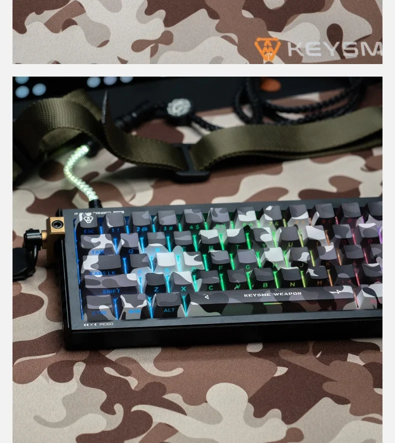 Keysme Pic60 Wooting 60HE GH60 Aluminum Keyboard Shell 60