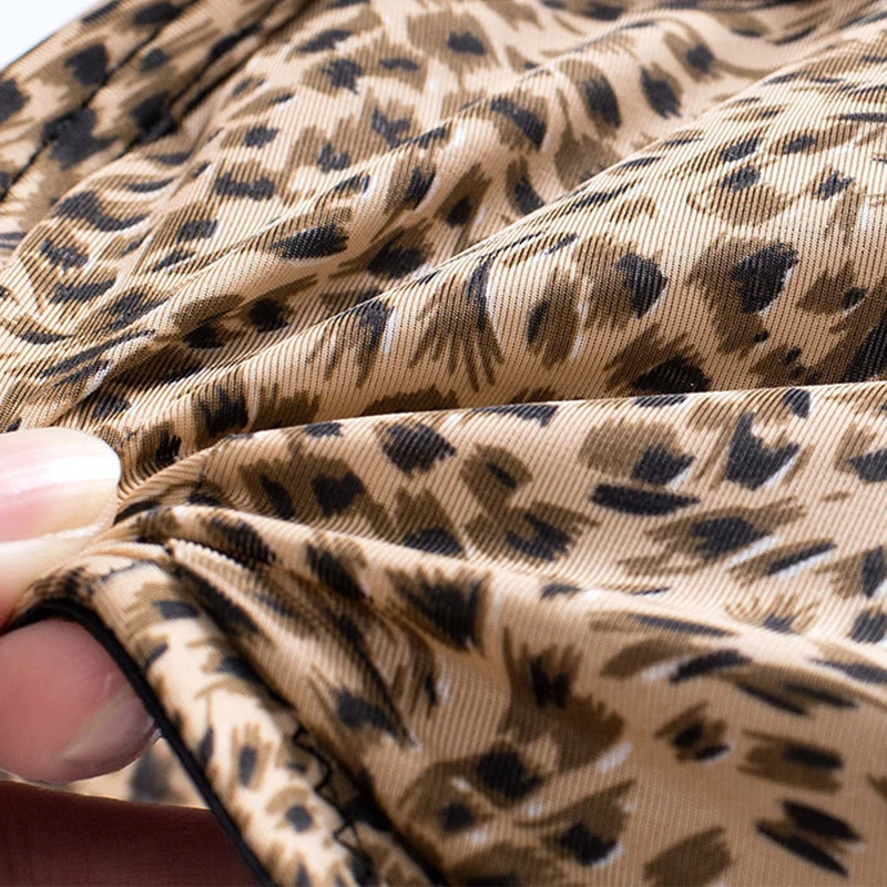 Sexy Deep V Fastening Bras For Women Push Up Soft Seamless Leopard Print Underwear Fashion Adjustable Female Bralette Quality