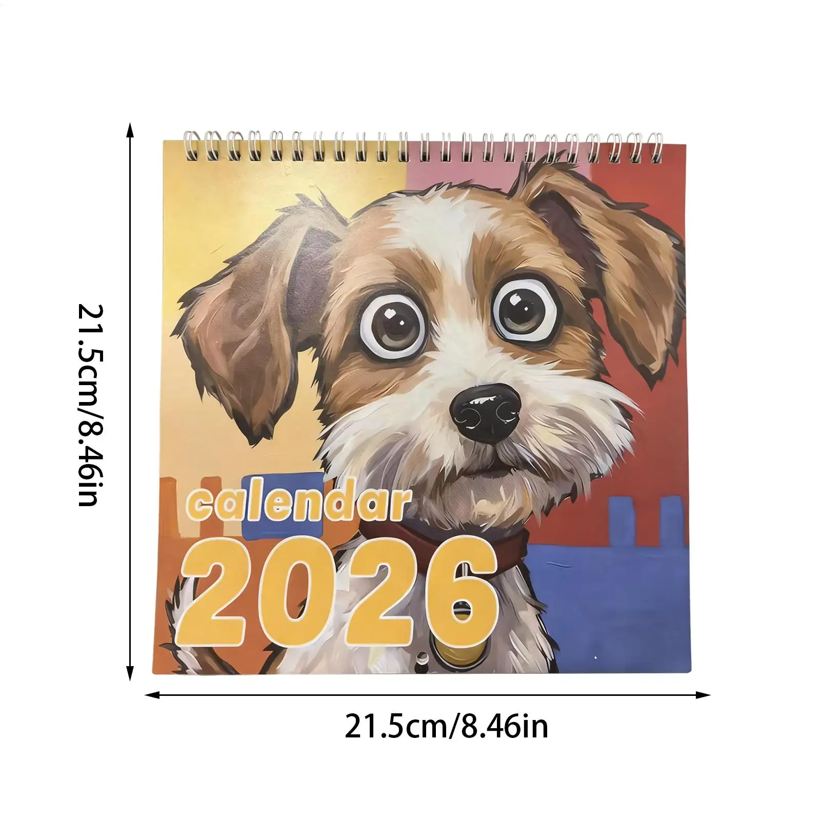 Dog Calendar Cartoon Dog Tracking Planner 12 Month Wall Calendar For Animal Lover Home School Wall Desk Daily Scheduling