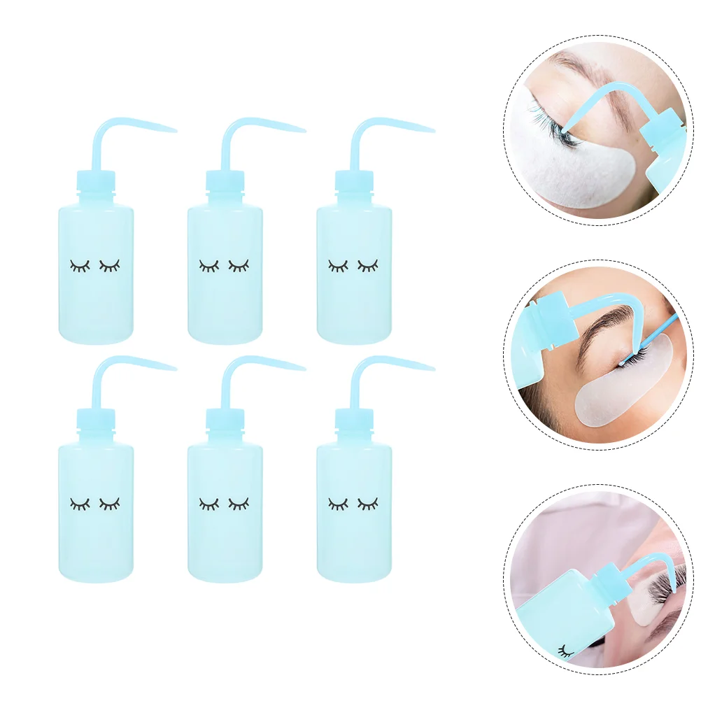 

Tattoo Wash Bottle 6Pcs Safety Lab Squeeze Bottle Water Squirt Bottle Narrow Mouth Eyelash Extensions Eye Wash Tattoo Lab