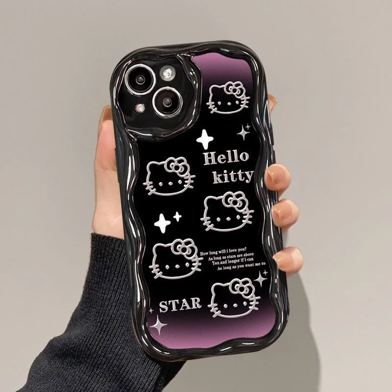 thumbnail image 1 of For Xiaomi Redmi 12 9A 9C 9T 12C 10C Note 12S 12 Pro Plus 11 11S 10 10S 9 9S 8 Pro Hello Kitty Cartoon Wave TPU Soft Phone Case, 1 of 5
