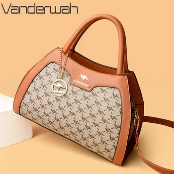 Marke Frauen Umhängetaschen Hohe Qualität Weichen Leder Handtaschen und Geldbörsen Luxus Designer Schulter Messenger Shopper Sac EIN Haupt — изображение 3