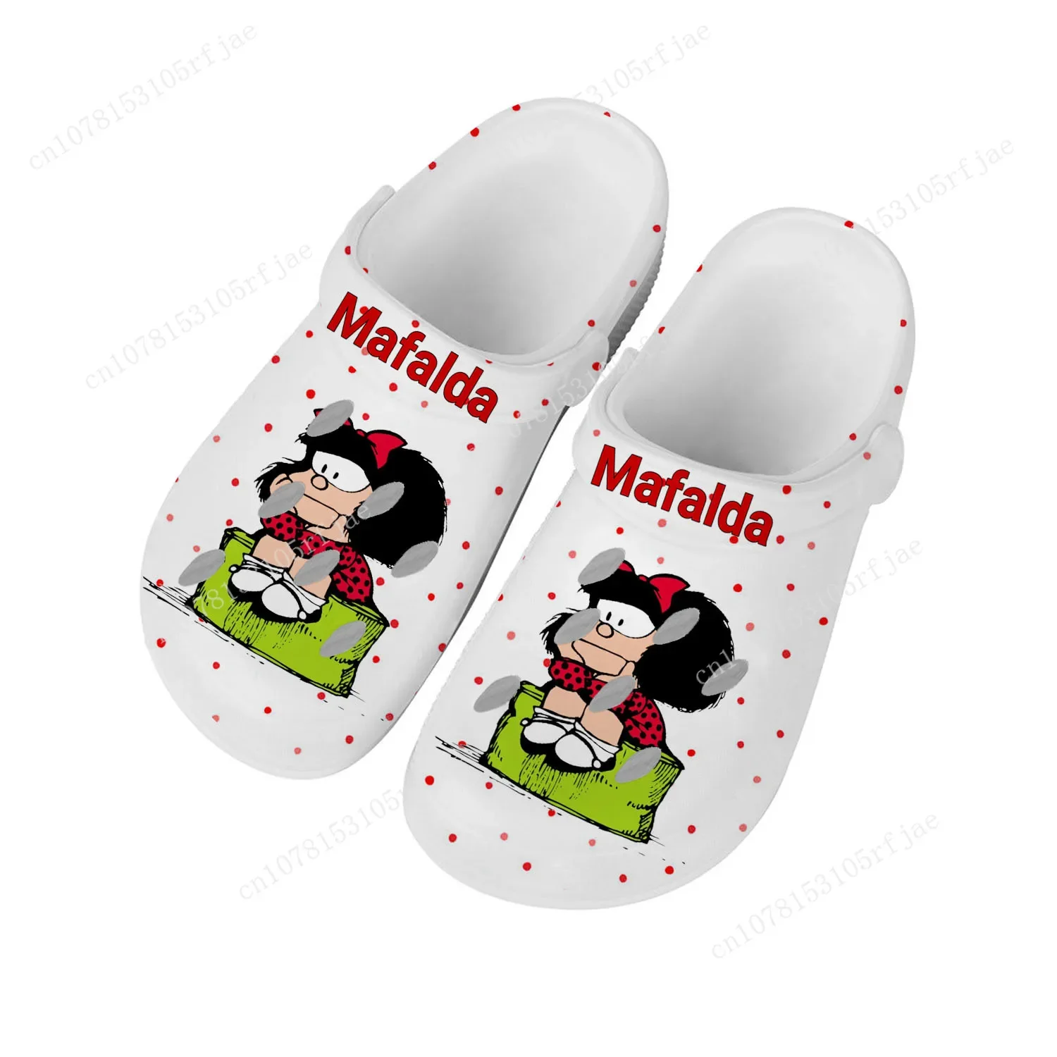 Hot Cartoon Mafalda Home Clogs Mens Womens Youth Boys Girls Sandals Shoes Fashion Garden Custom Made Shoes Beach Hole Slippers