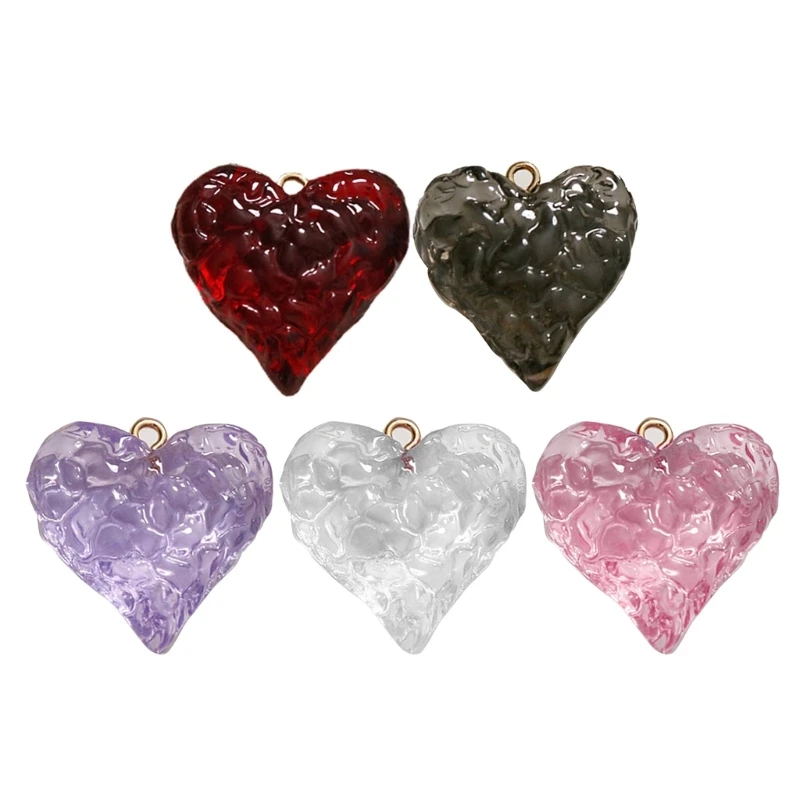 

Heart Pendants Heart Dangles Bracelet Bangle Jewelry Making Tools Resin Material