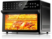 Extra Large Air Fryer, Toaster Oven Air Fryer Combo, 360°Hot Air Circulation for Healthier Food, Preset Dual Cook, 13 1