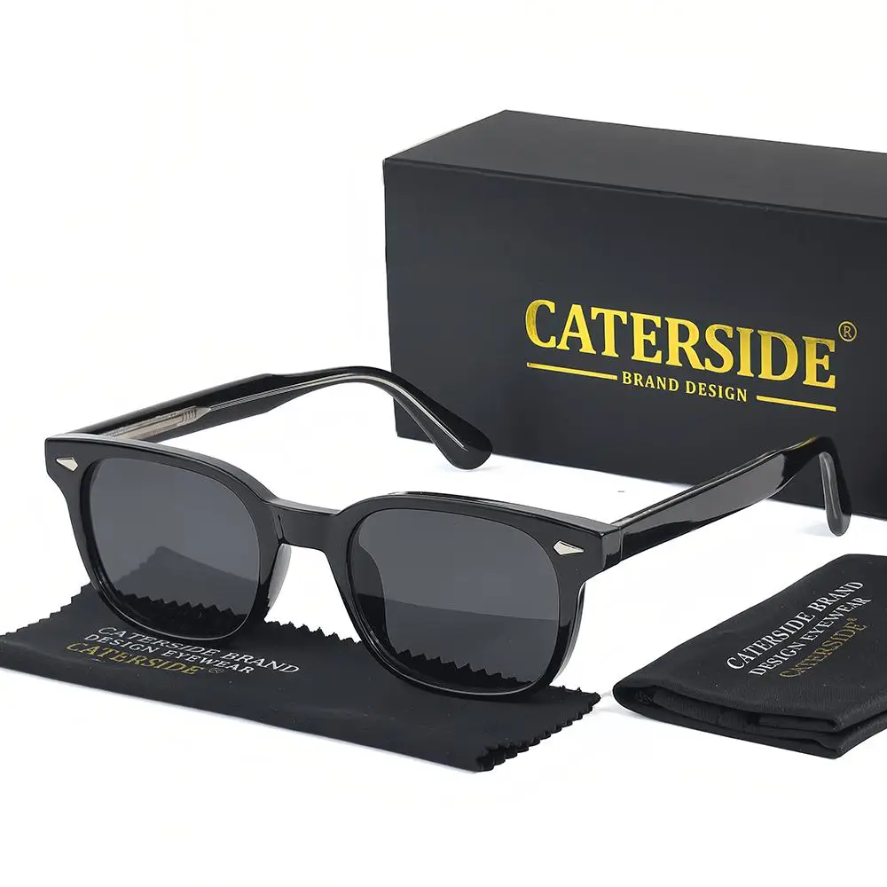 CATERSIDE Herren-Sonnenbrille für Outdoor-Sport, vielseitig einsetzbar, quadratischer Rahmen, Damen, Reisen, Radfahren, Bergsteigen, unverzichtbare Brille, UV400 – Detail 12