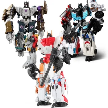 Trasformazione Robot Giocattoli HZX Defensor Bruticus Superion Devastator IDW 5 IN 1 6 IN 1 UNO SENZA SCATOLA Imposta Action Figure KO 6in1