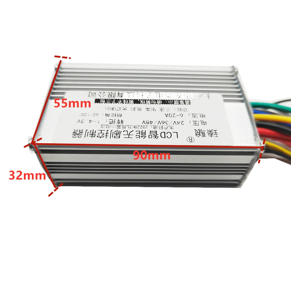 E-bike Electric Scooter Brushless Controller S866 LCD Display 24V 36V 48V 350W 250W MAX20A