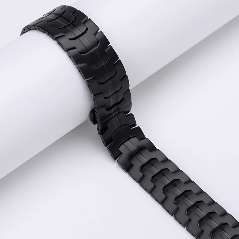 Luxury Stainless Steel Strap - Premium Metal Wristband Replacement