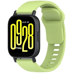 All-around Bumper Case and Strap with Soft Screen Protector Cover for Smartwatch Accessories (Lime)