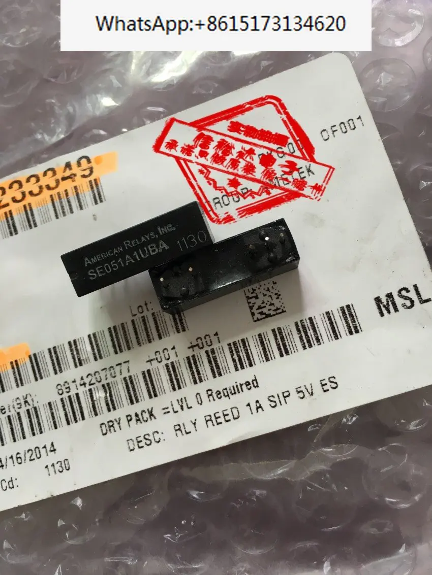 5 Pezzi Americani, Importati Dagli Stati Uniti, 1 A05V Relè A Molla A Secco Sip Reed Normalmente Aperto 1A 5V Se051Auba