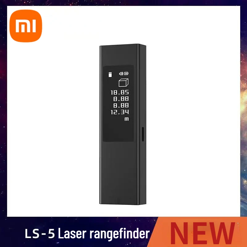 

Лазерный дальномер Xiaomi Duka LS5 LS 5, высокоточный цифровой измеритель расстояния с сенсорным OLED экраном, 40 м