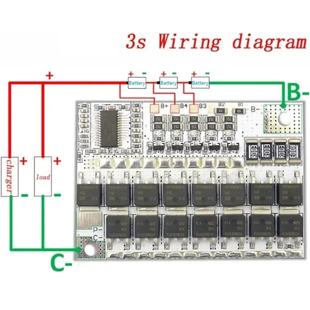 Advanced Lithium Battery Protection Circuit Board with Balance Charging Capability