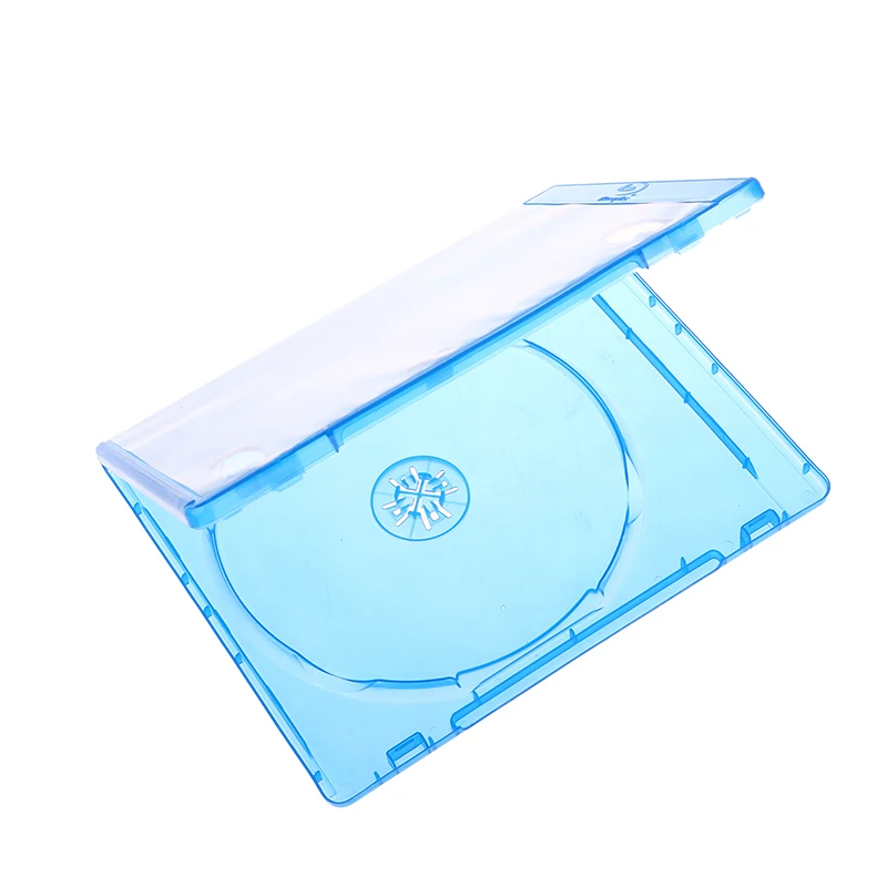 1Pc Plastic Single/Double/3/4 Piece Discs CD Game Case Cover Thickened CD DVD Disc Protective Storage Box Organizer