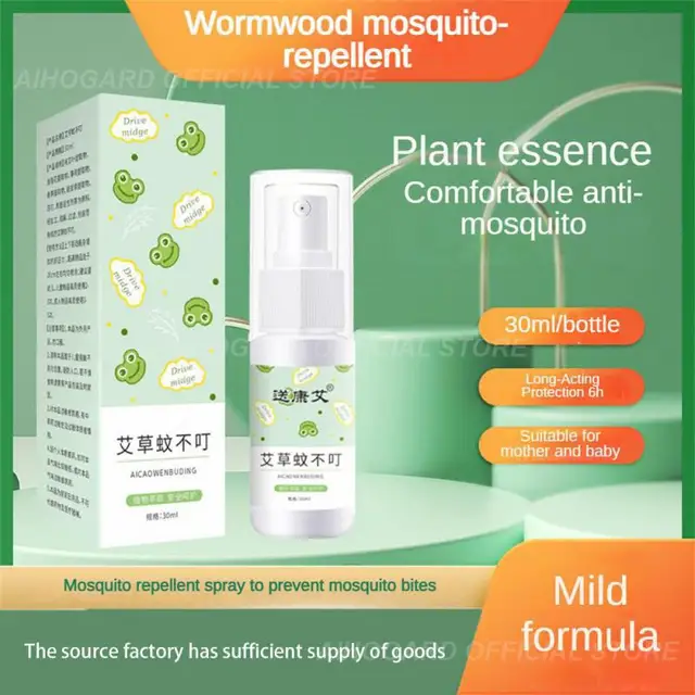 Gyógynövények Gyermekek Szúnyogtaszító Biztonságos Harapás Elleni Permetezés Féreg Illóolajkerti Készletek 30 Ml 1Db Nyári Wc-Víz - Image 2