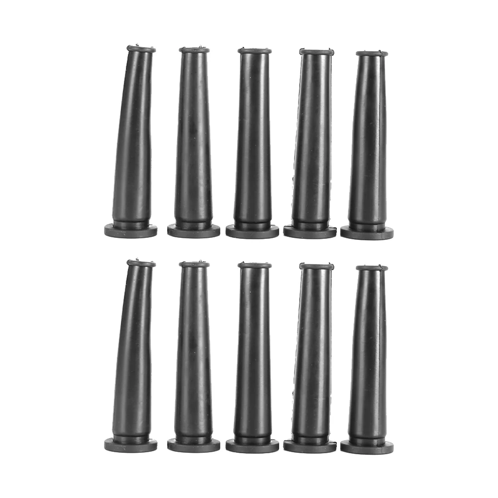 10pcs/set 9mm Black Rubber Wire Protector Cable Sleeve Boots Covers For Angle Grinder Power Cord Protective Power Tool Parts