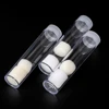 5Pcs 25mm Coin Storage Tubes Transparent Plastic Quarter Coin Tubes with Lid for Coin Collection Organizer 1