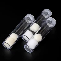 5Pcs 25mm Coin Storage Tubes Transparent Plastic Quarter Coin Tubes with Lid for Coin Collection Organizer 1