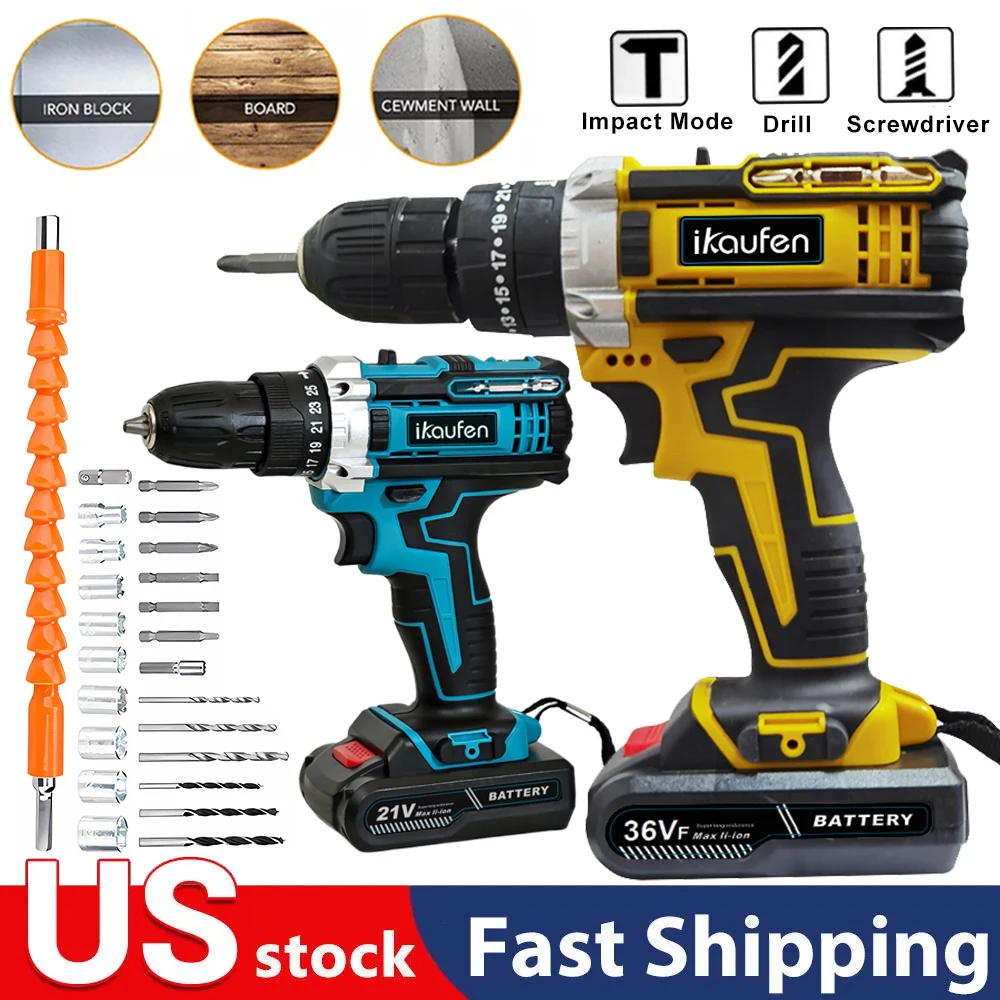 Multifunctional Cordless Impact Drill 6