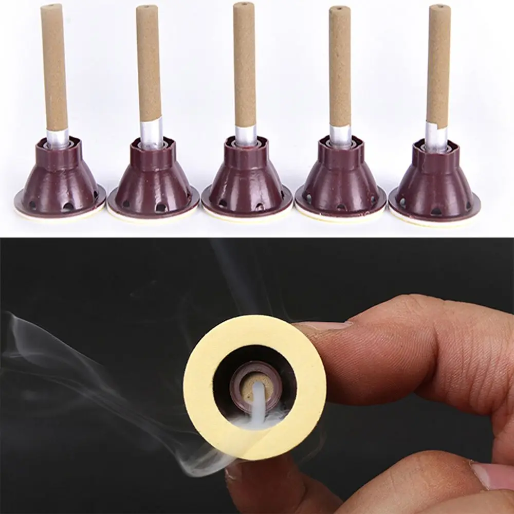 With Base Acupuncture Points Device Smokeless Roll Mugwort Massage Tool Moxibustion Tube Moxa Stick Moxa Candle