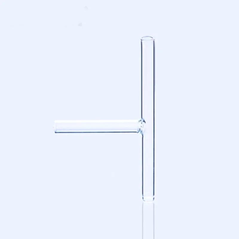 

Lab Glass T Shape Connector Tube Pipe , Outside Diameter about 9mm