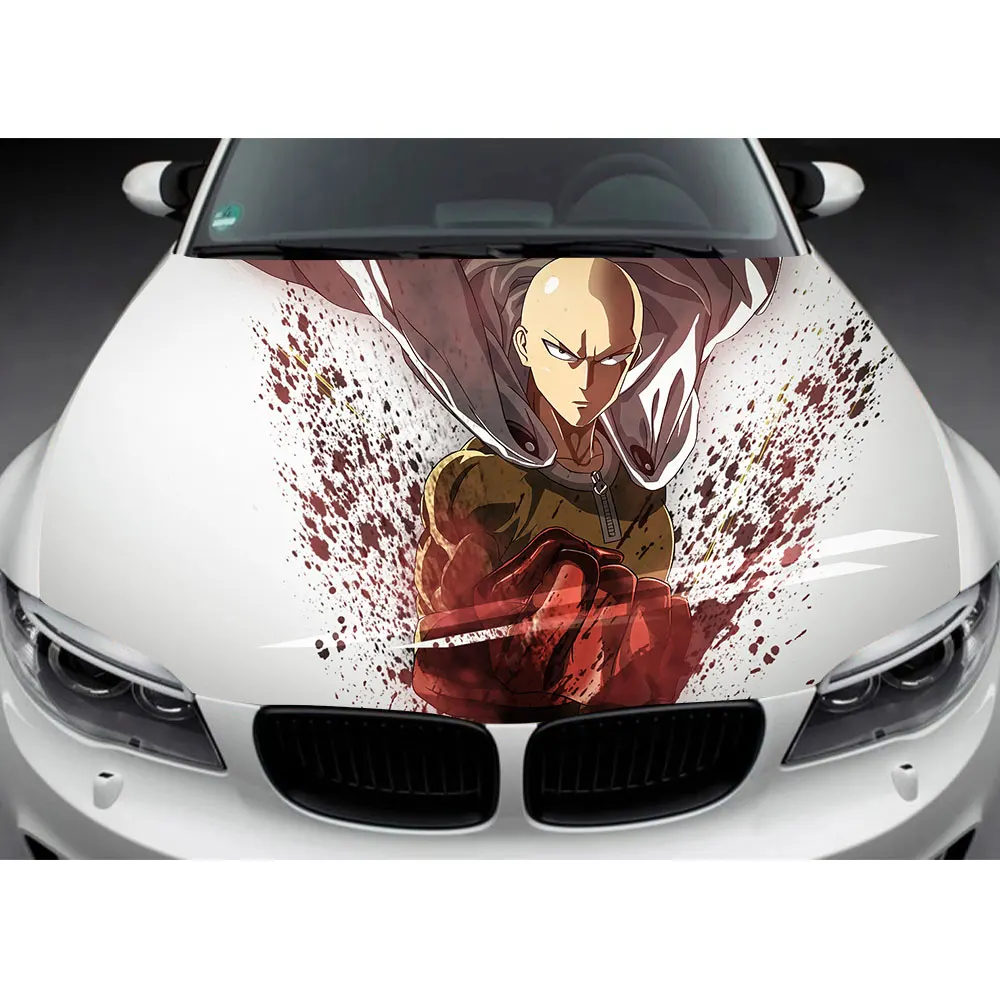 Furry Sticky Funny Saitama Anime Car Sticker Decal ONE PUNCH MAN Car  Accessories Bumper Helmet Trunk Mazda Stickers - AliExpress