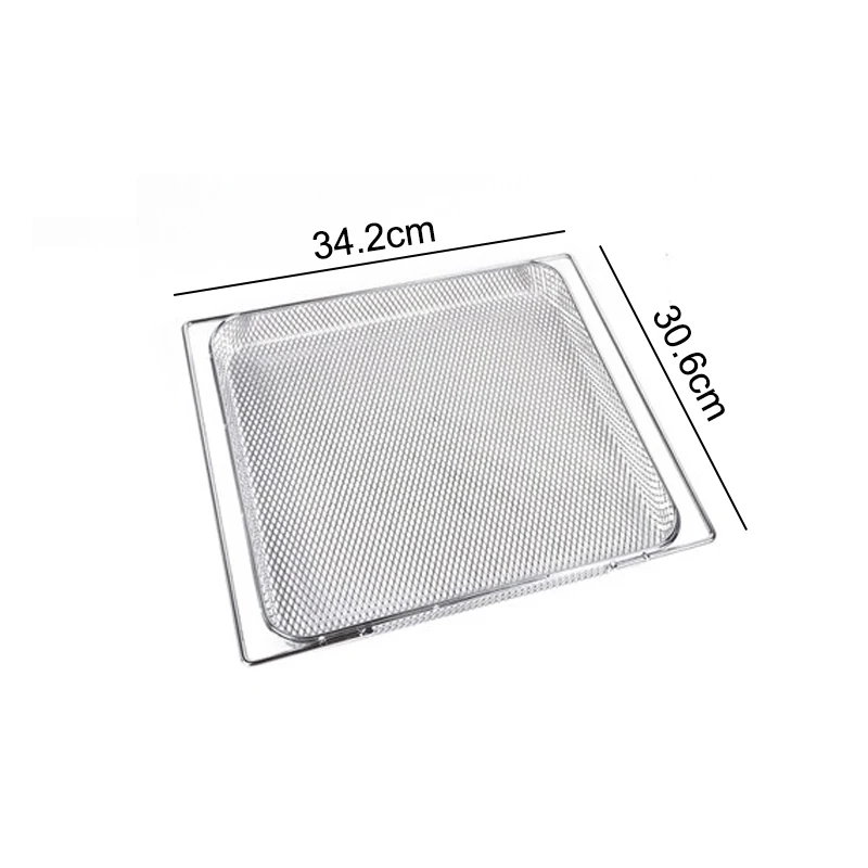 304 Stainless Steel Replacement Air Fry Basket for Ninja Foodi SP100/SP101B1/SP300 DT200 Oven Roasting Basket Grill Tray Rack