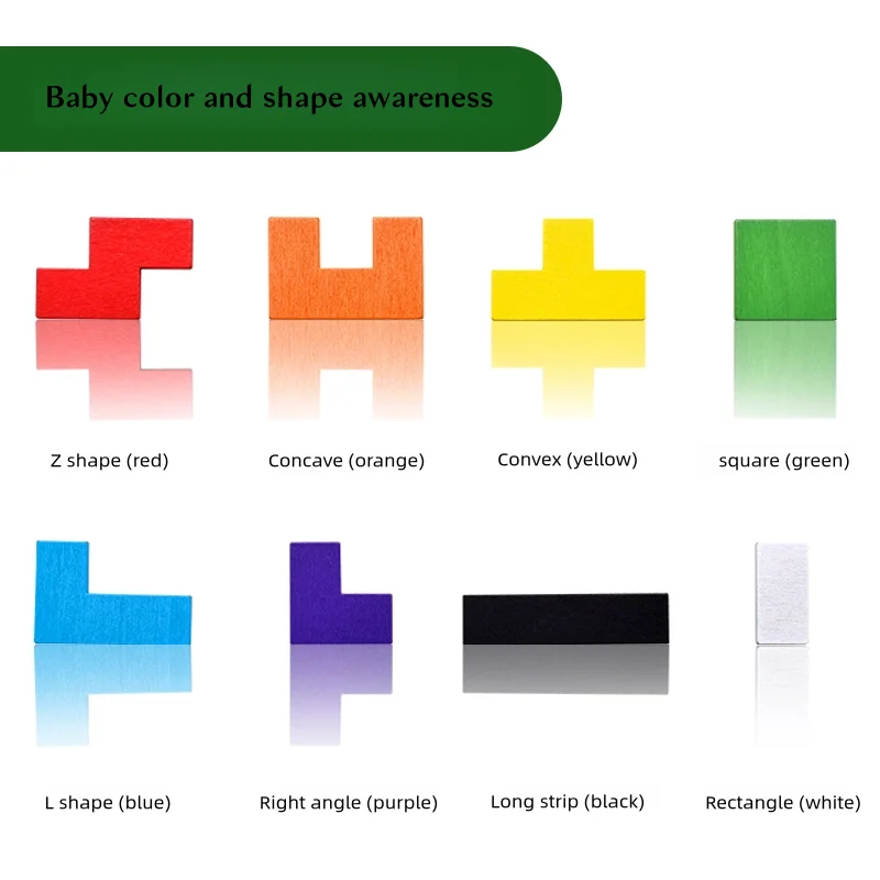 Wooden Puzzle Toys 1Pcs Variety Baby Early Learning Children's Thinking Logic Intelligence Development