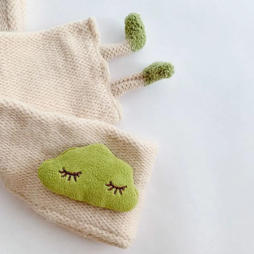 Winter Baby Neck Guards Scarves Cartoon Clouds Children's Scarf Boys Girls Knit Wool Thick Warm Collar Shawl