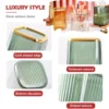 Makeup Brush Bucket Storage Tube Dressing Table Office Desktop Pen Holder Cosmetics Storage Box 4