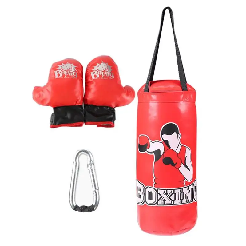 Kids Punching Bag Boxing Gloves Set For Children Boxing MMA Kickboxing