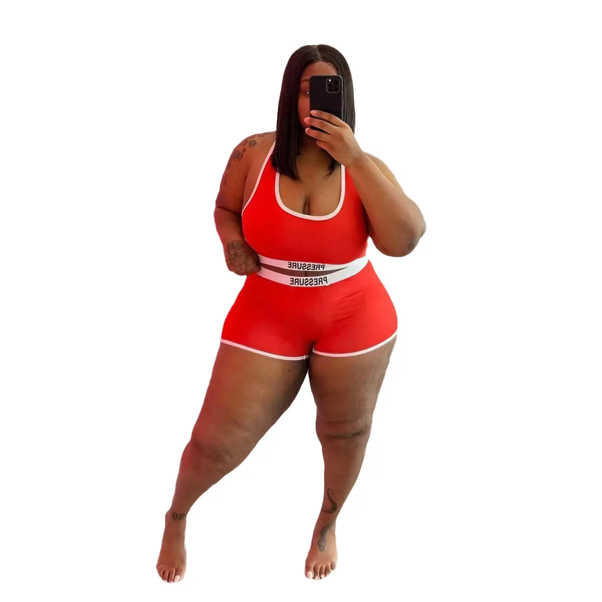 Two Piece Plus Size Sets Women Clothing Wholesale Sexy Shorts Fashion Vest Short Leggings Casual Jogging Suits 2022 Dropshipping