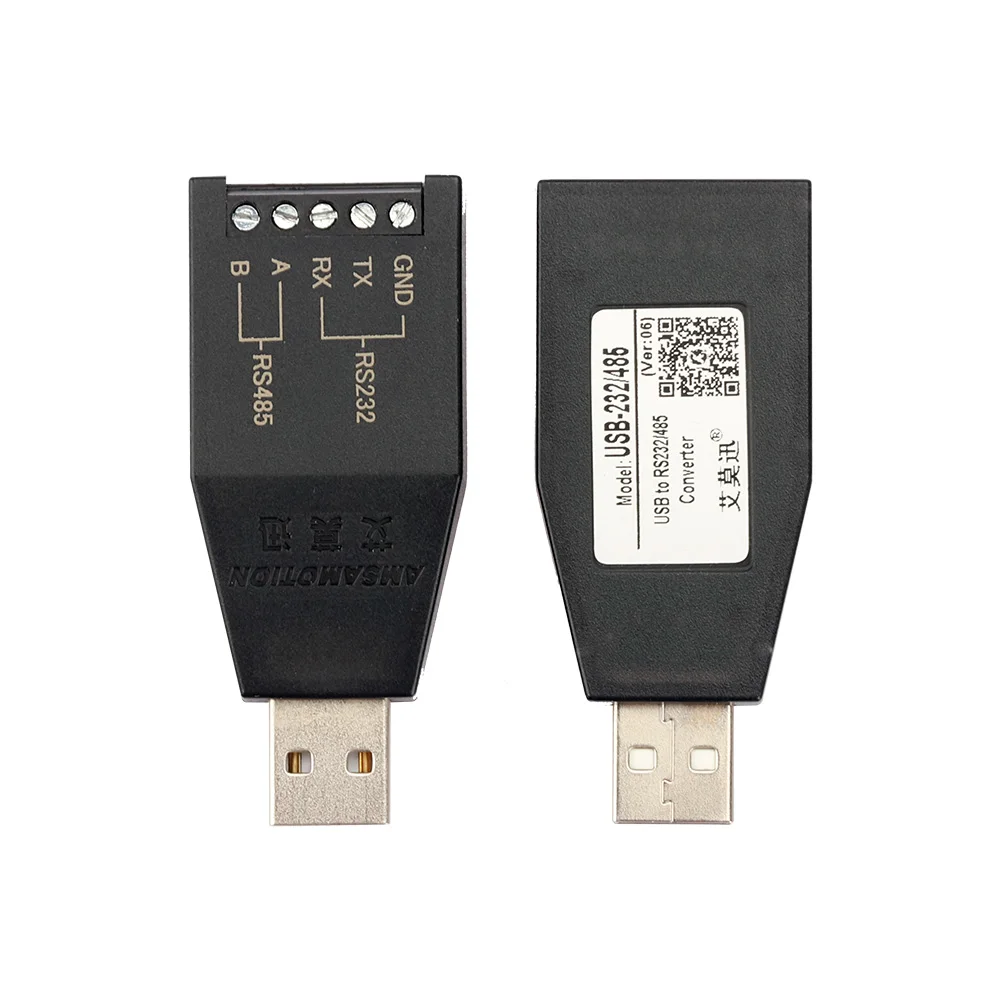 Amsamotion USB TO RS232 RS485 Serial Communication module Industrial Grade USB-232/485 Signal Converter Portable Mini Gadget