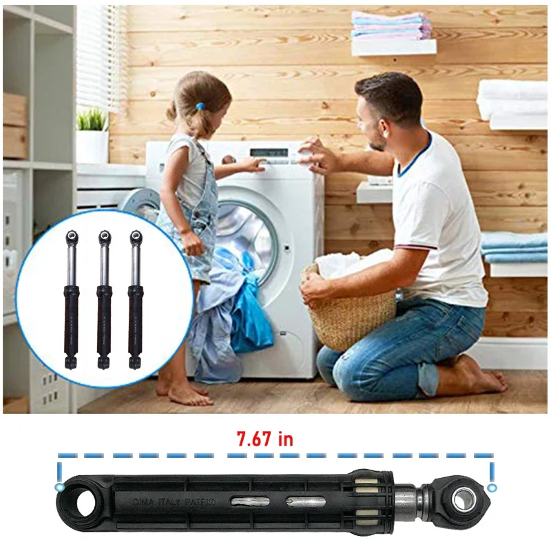 Siemens Bosch 드럼 세탁기 충격 흡수 장치 충격 흡수 장치 밸런스 바 충격 흡수 장치 발 지지대 (3 개)