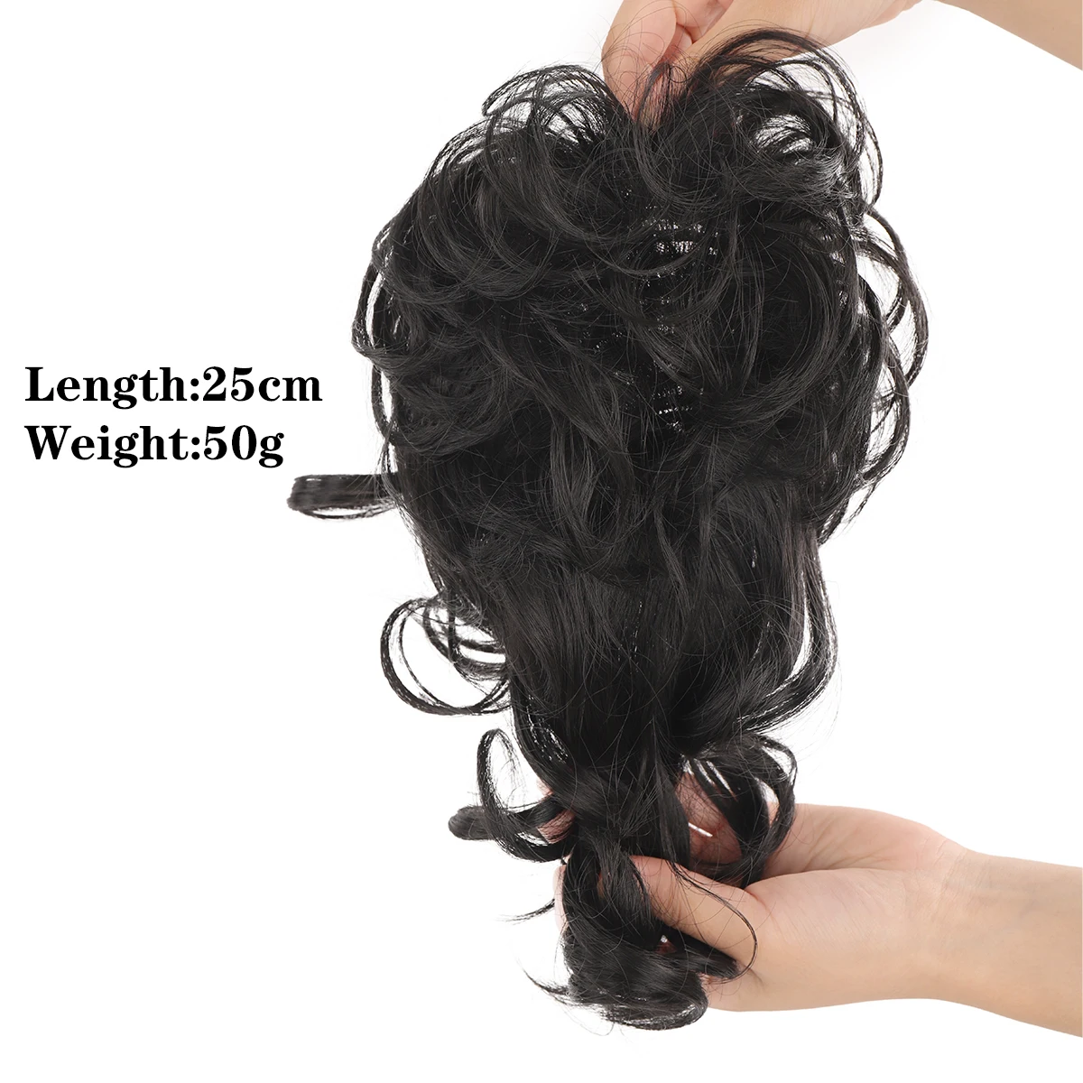 QUEENYANG frangia sintetica femminile capelli corti Top capelli ricci frangia parrucca Clip Top capelli tessuto naturale sostituzione pezzi di capelli